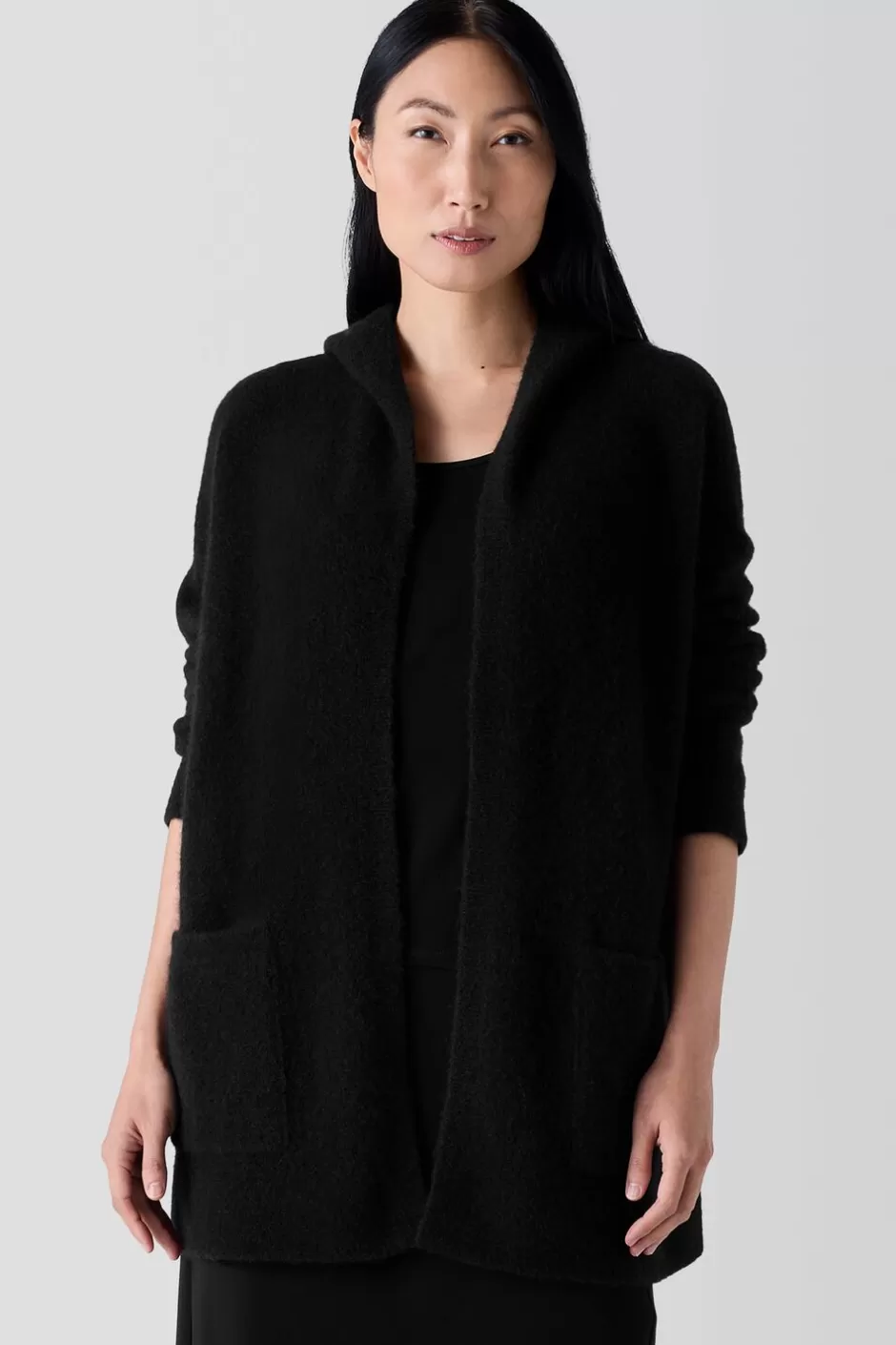 Cashmere Silk Bliss Hooded Cardigan-EILEEN FISHER Flash Sale