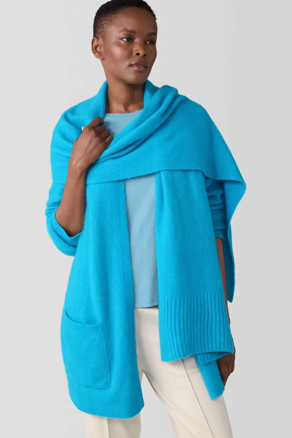 Cashmere Silk Bliss Scarf-EILEEN FISHER Sale