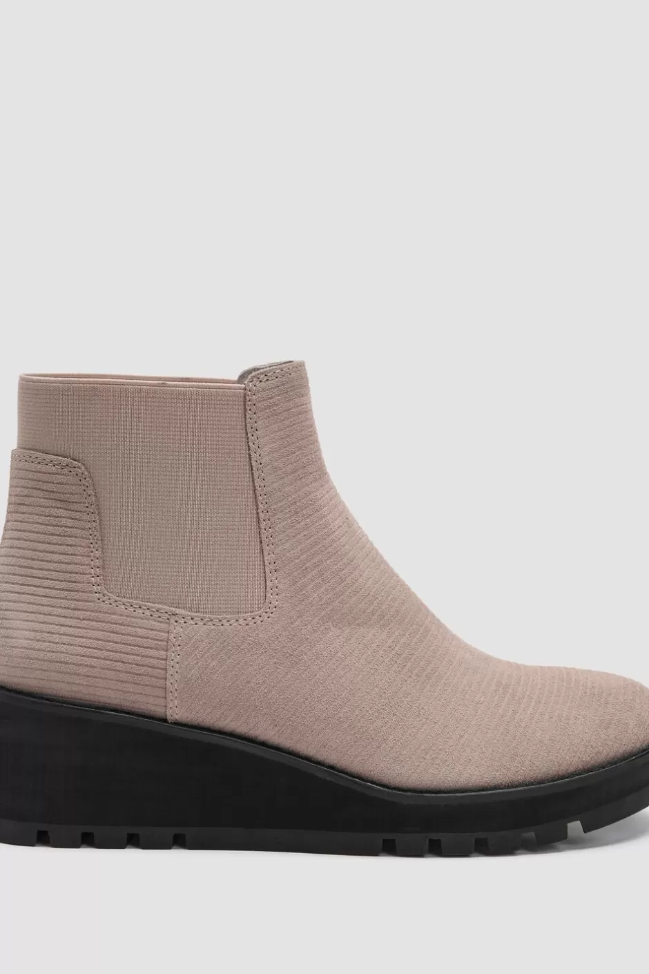 Chelsea Corduroy Wedge Bootie-EILEEN FISHER New