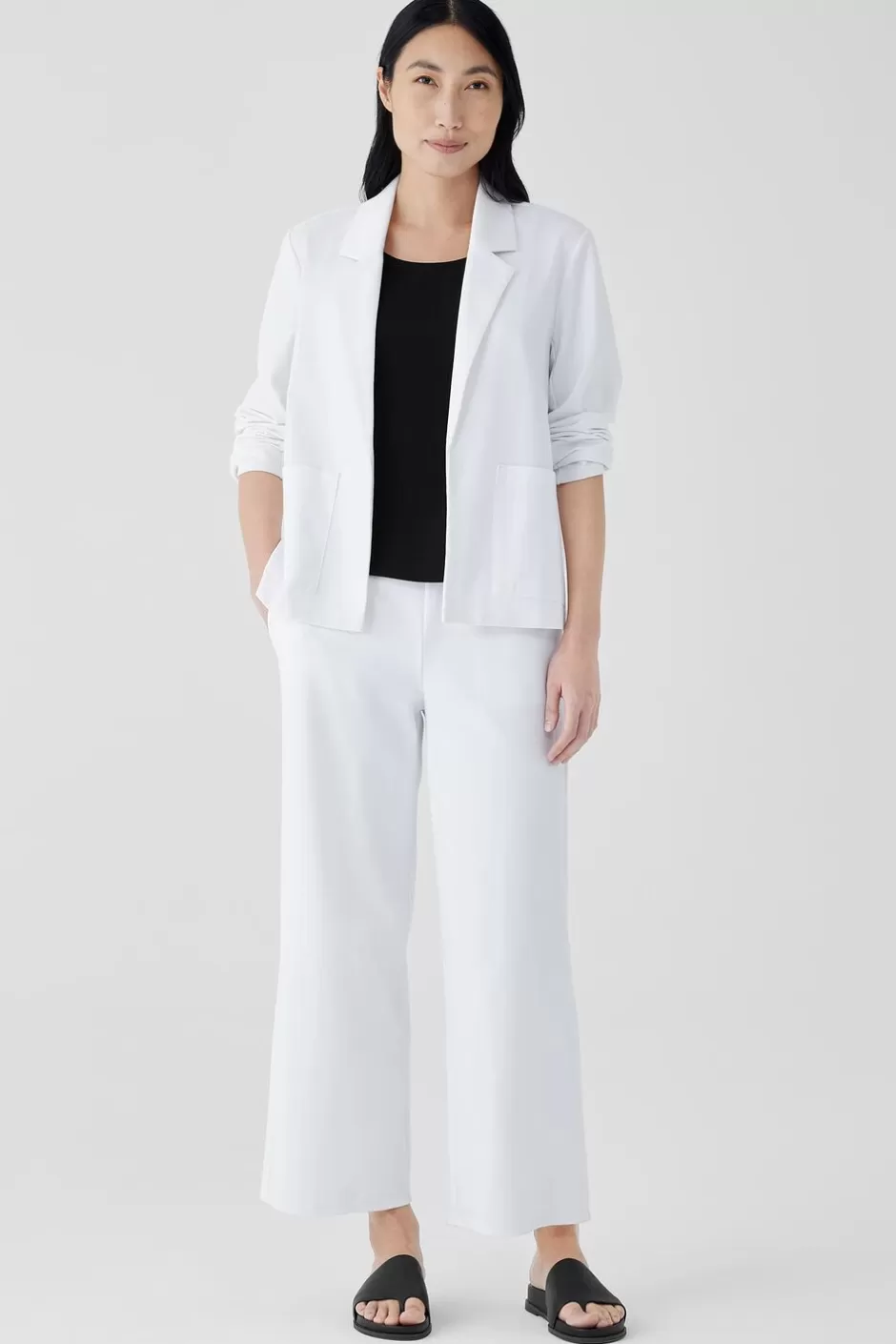 Cotton Ponte Blazer-EILEEN FISHER Cheap