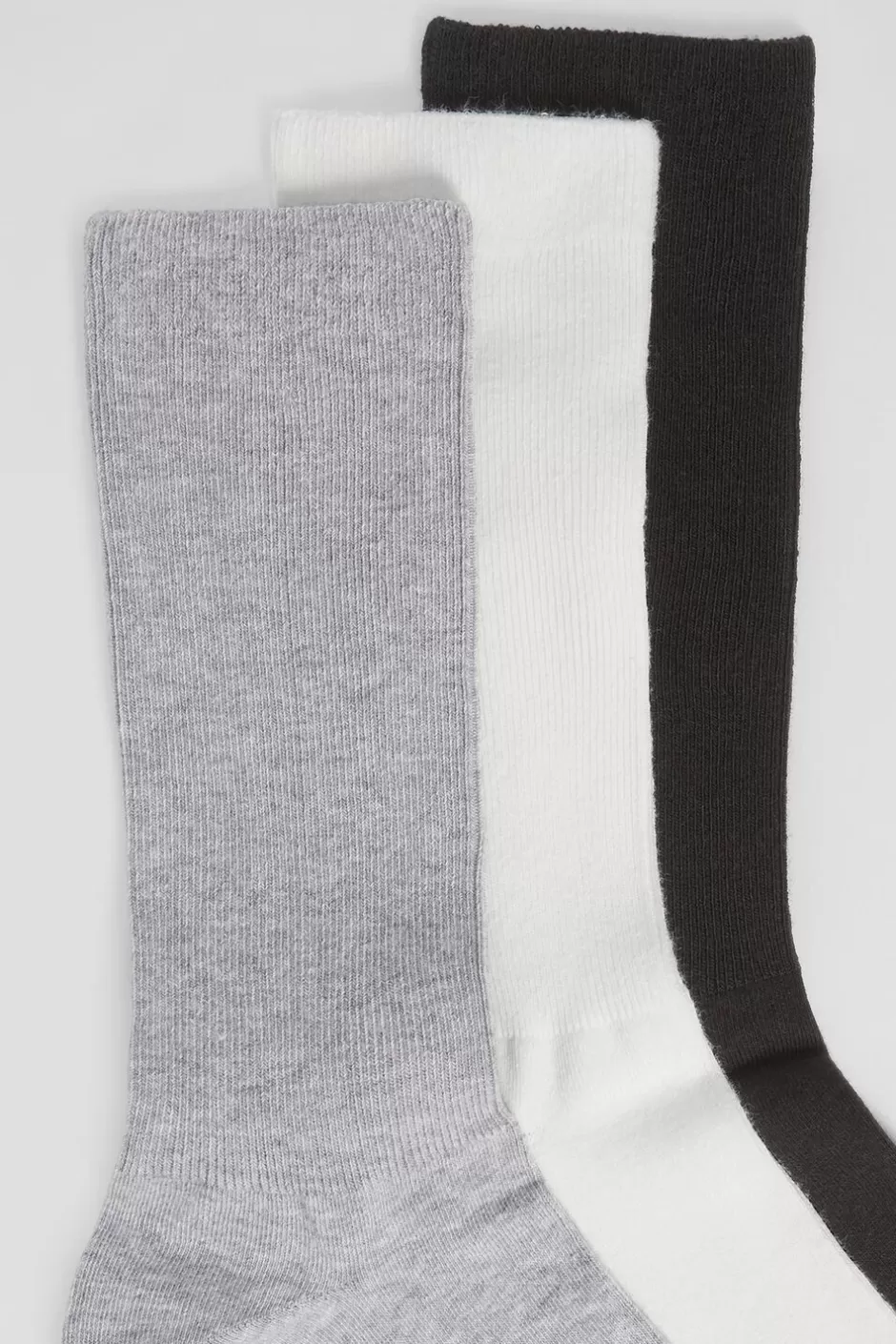 Cotton Trouser Sock 3-Pack-EILEEN FISHER Fashion