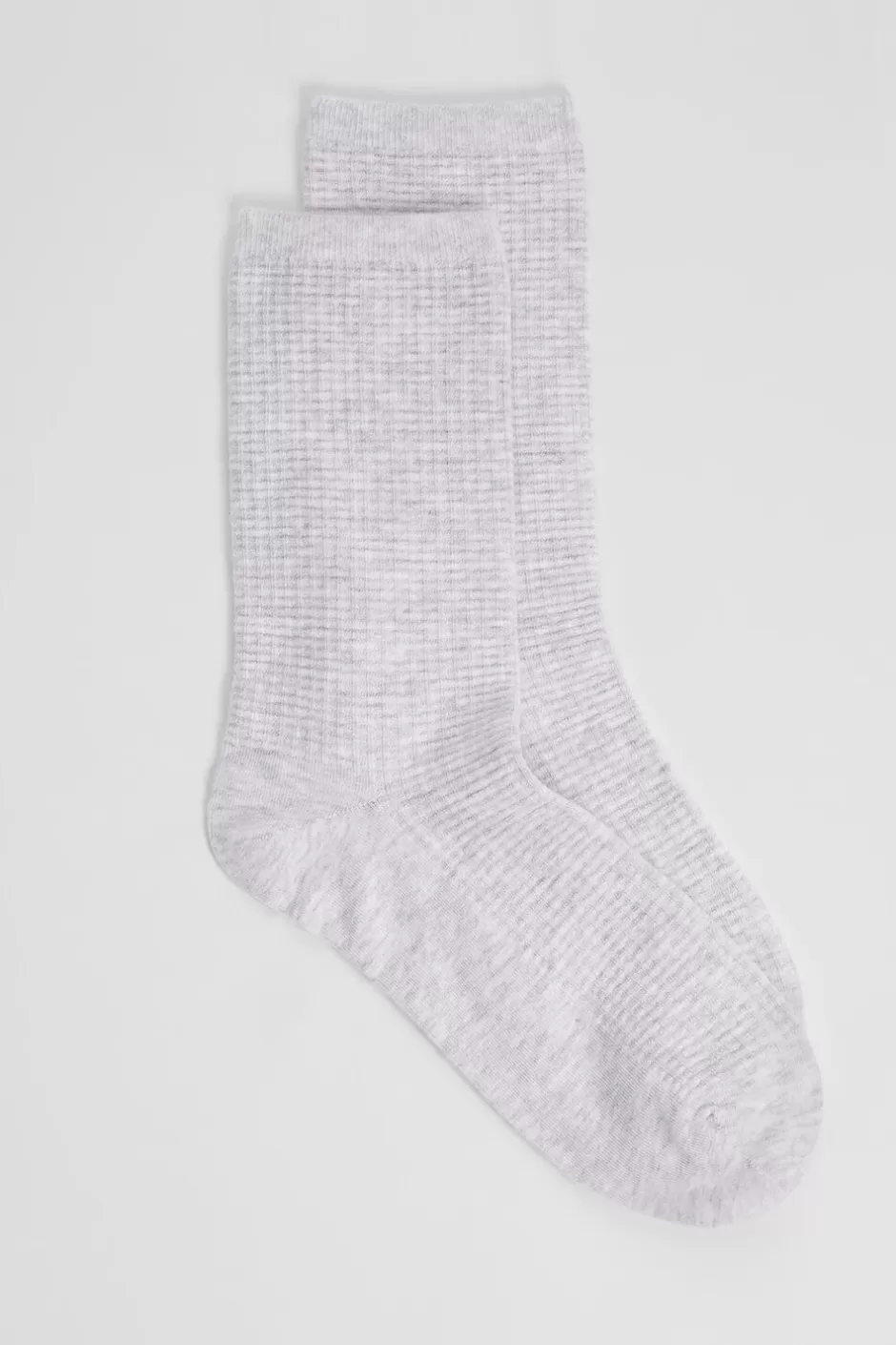 Cotton Waffle Crew Sock-EILEEN FISHER Clearance