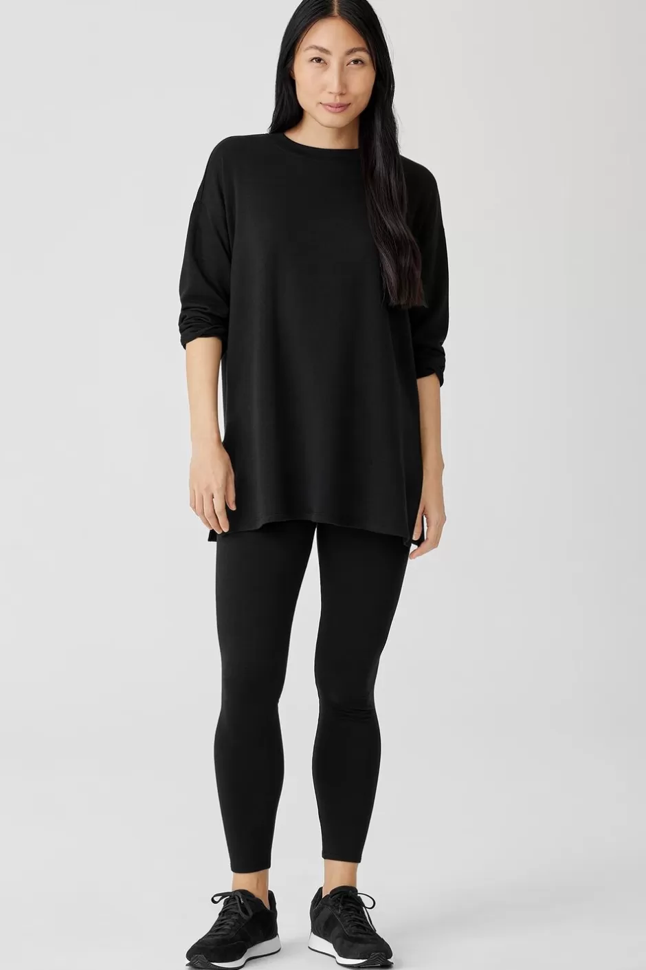 Cozy Brushed Terry Hug Leggings-EILEEN FISHER New