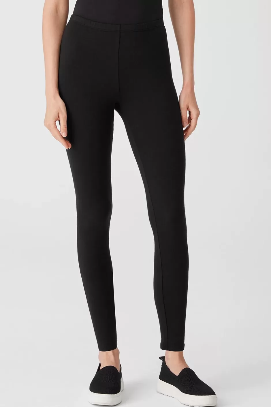 Cozy Brushed Terry Hug Leggings-EILEEN FISHER Cheap