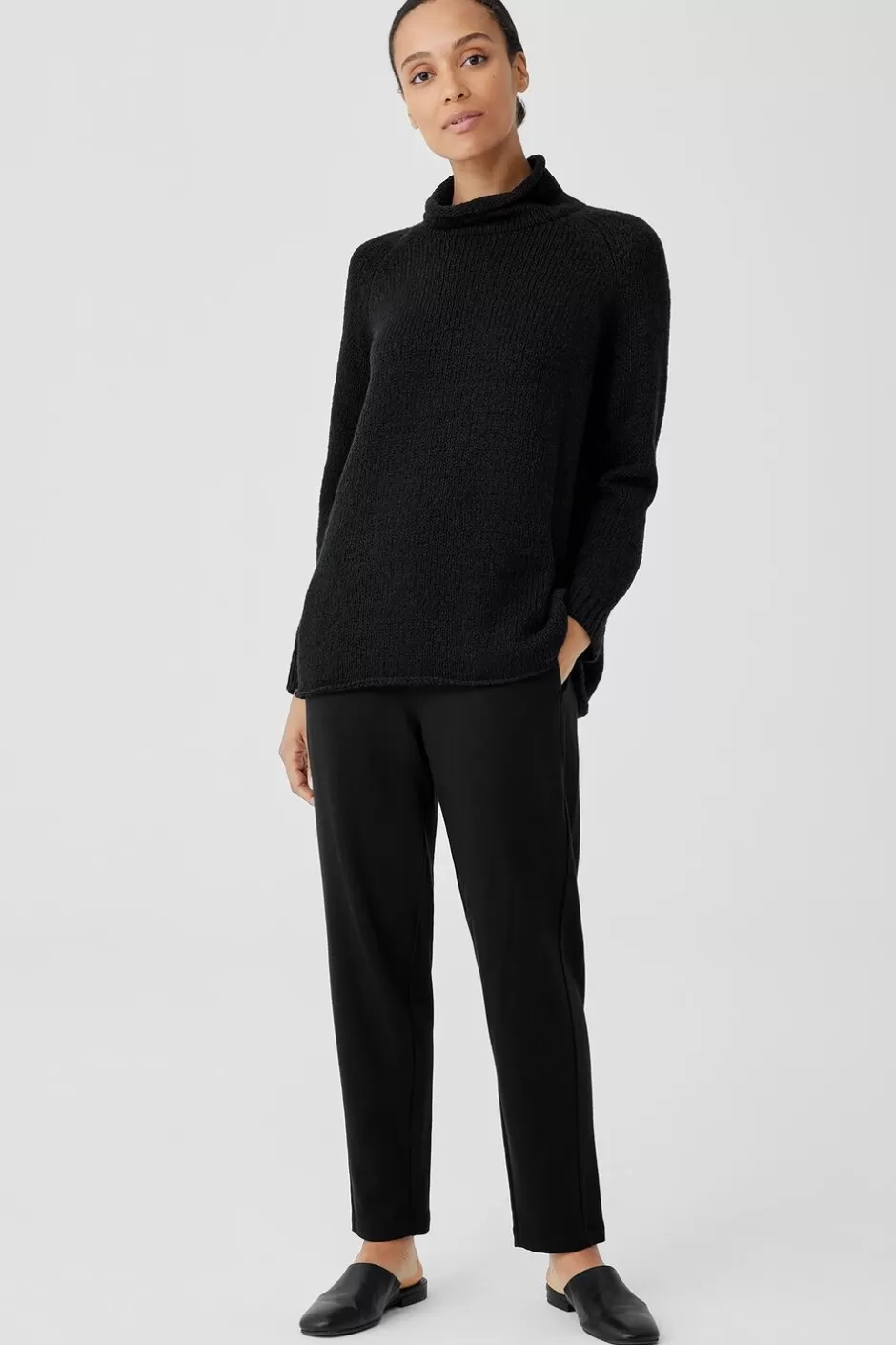 Cozy Brushed Terry Hug Slouchy Pant-EILEEN FISHER Shop