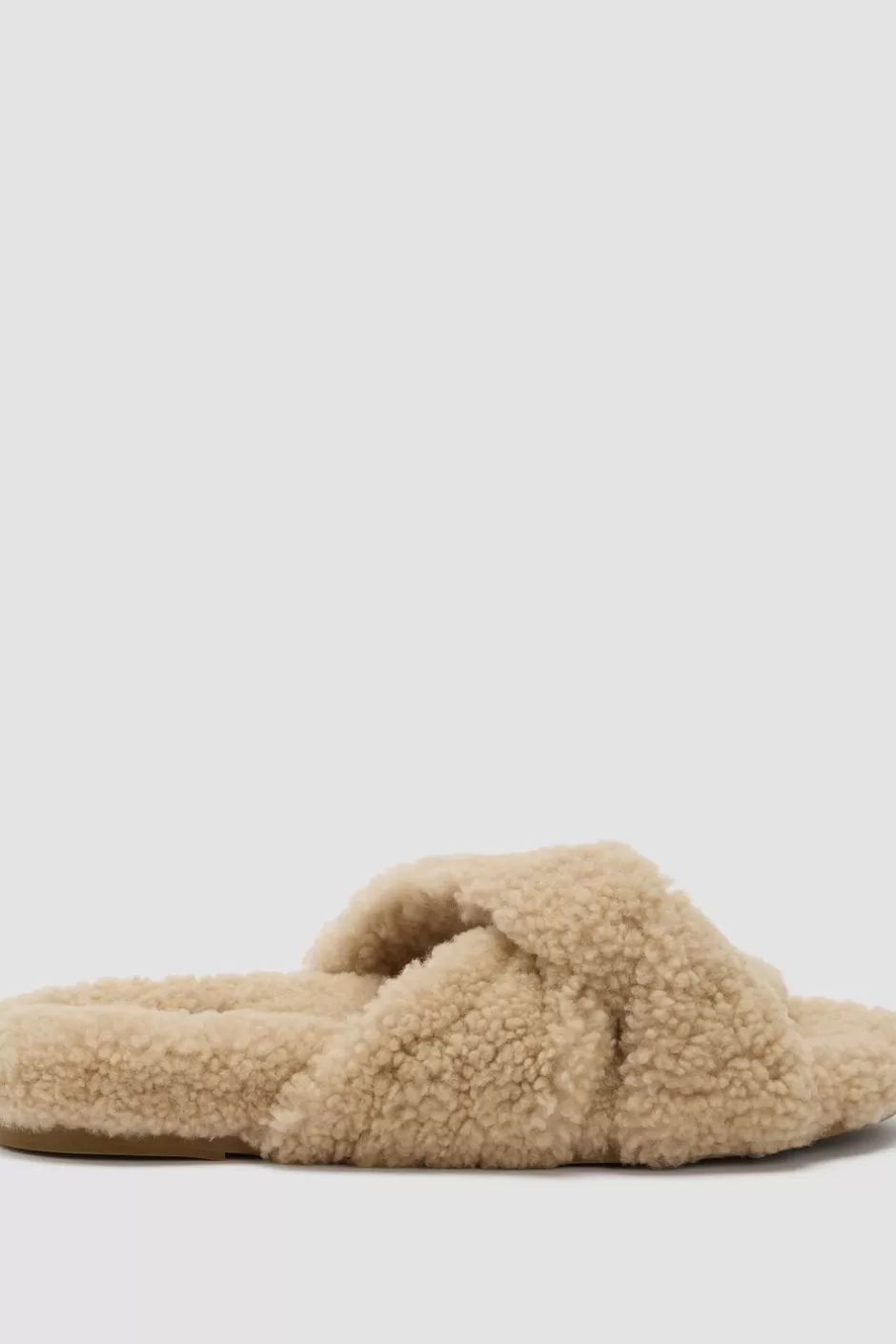 Dello Shearling Slide Sandal-EILEEN FISHER Sale