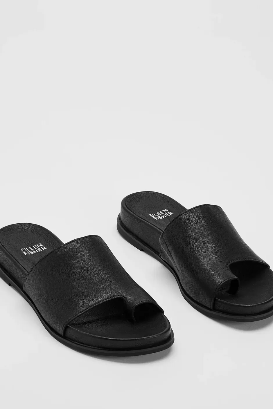 Digit Leather Slide Sandal-EILEEN FISHER Online