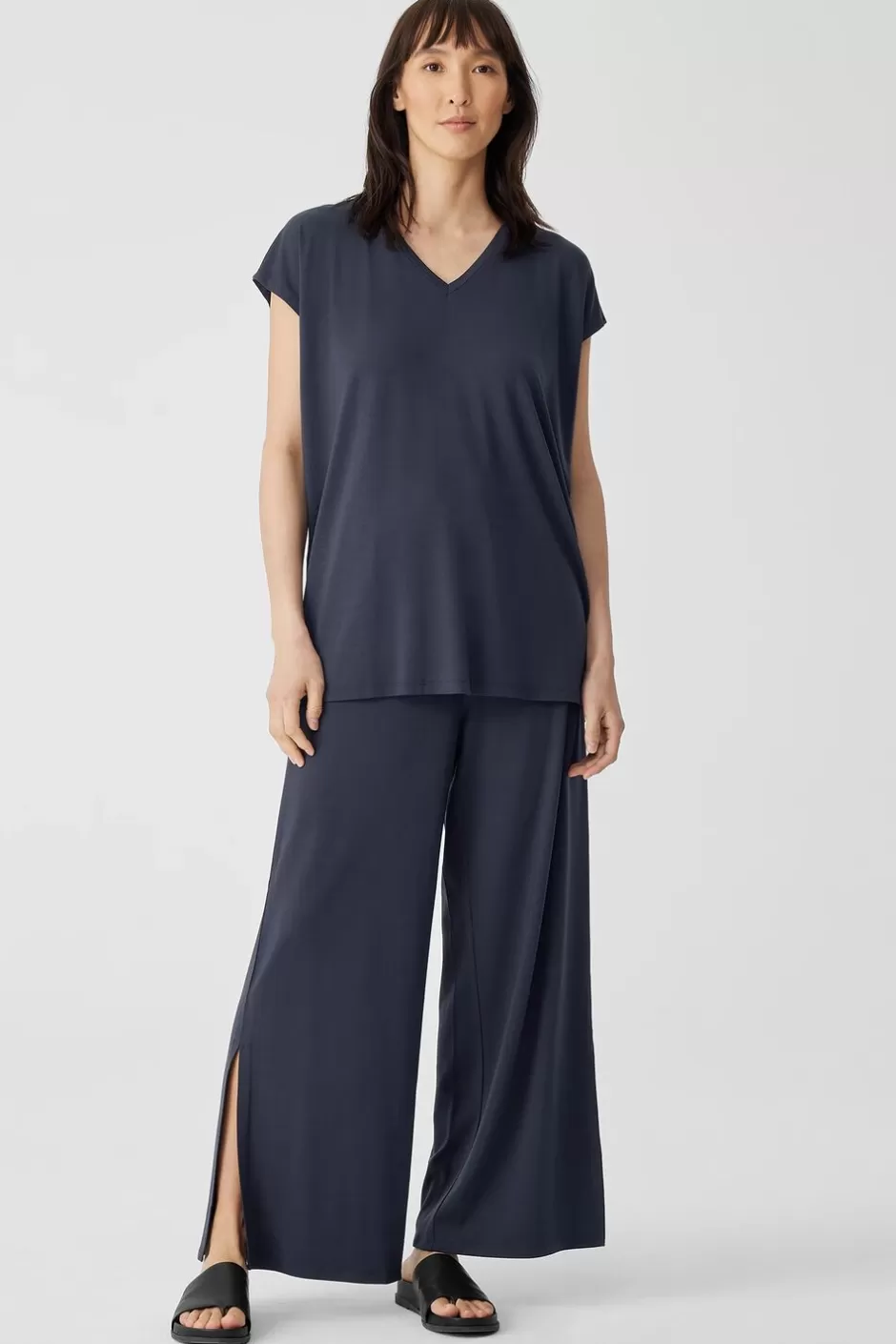 Fine Jersey Square Top-EILEEN FISHER Cheap