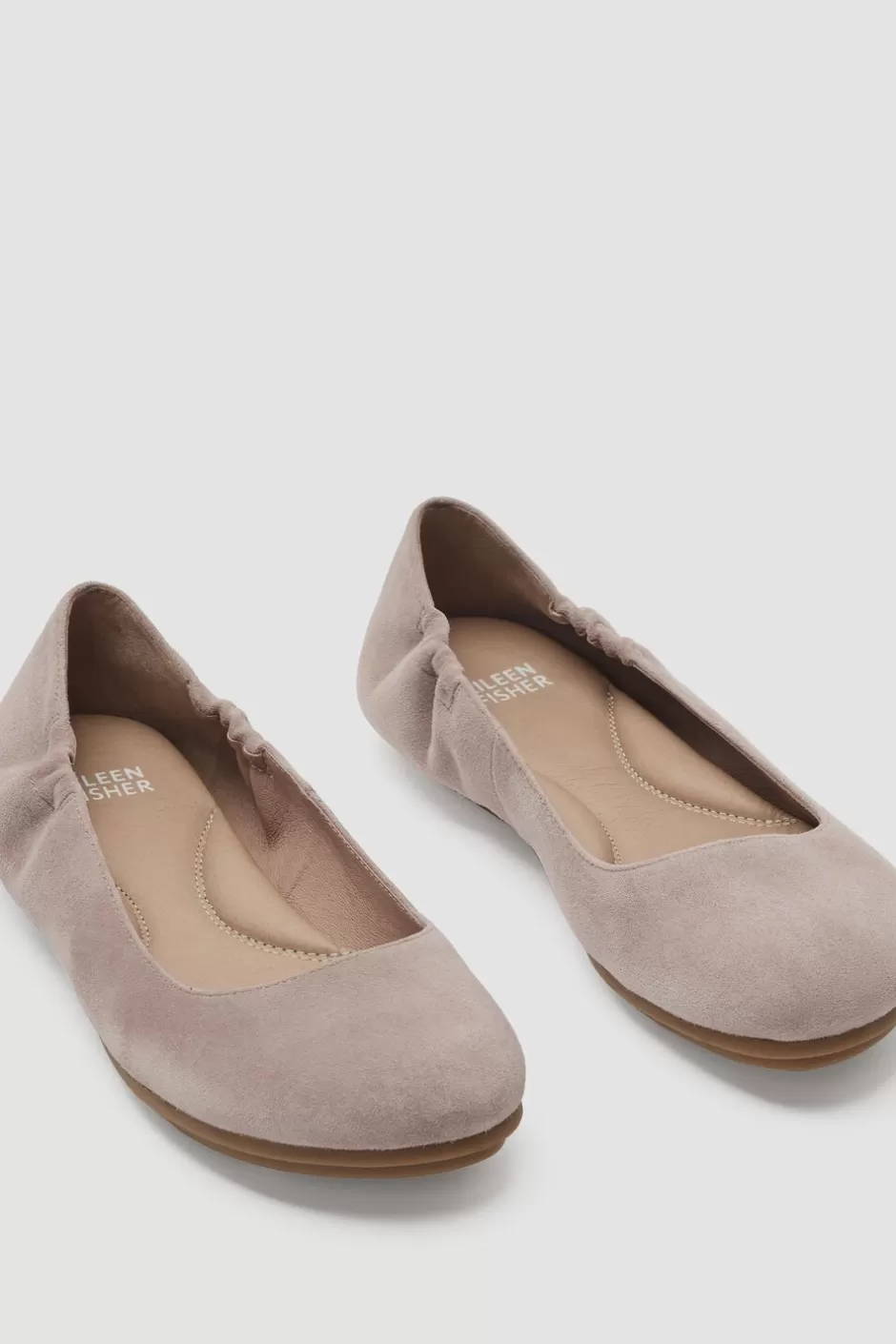 Fosse Suede Ballet Flat-EILEEN FISHER Best Sale