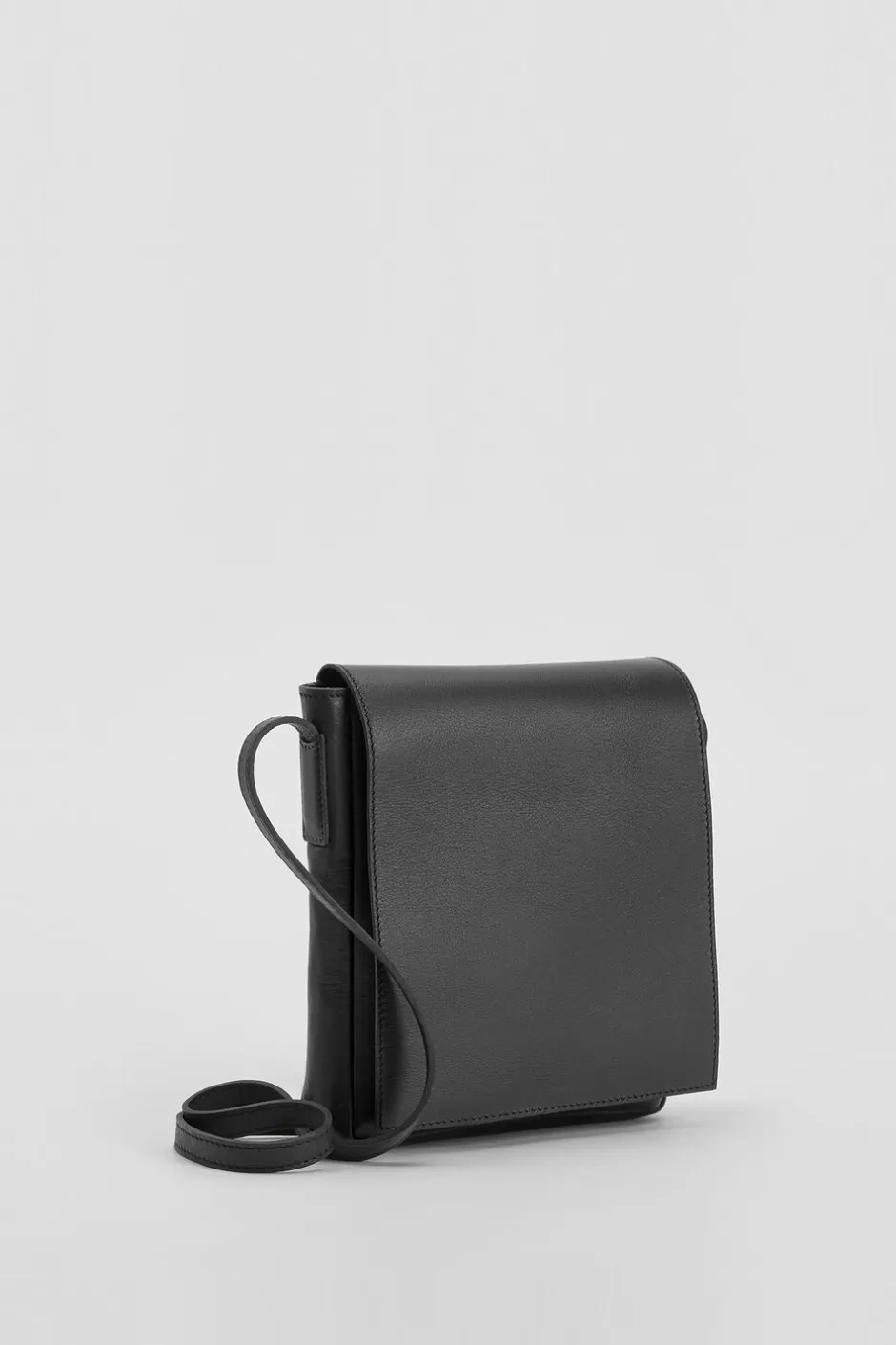 Italian Leather Square Crossbody Bag-EILEEN FISHER Sale