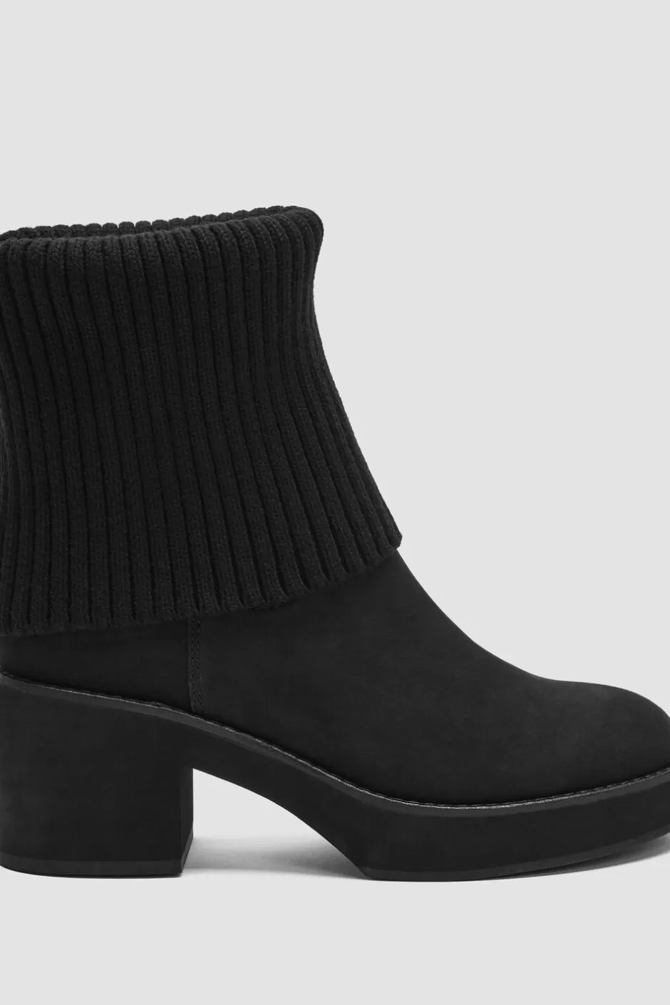 Jala Tumbled Nubuck Platform Boot-EILEEN FISHER New