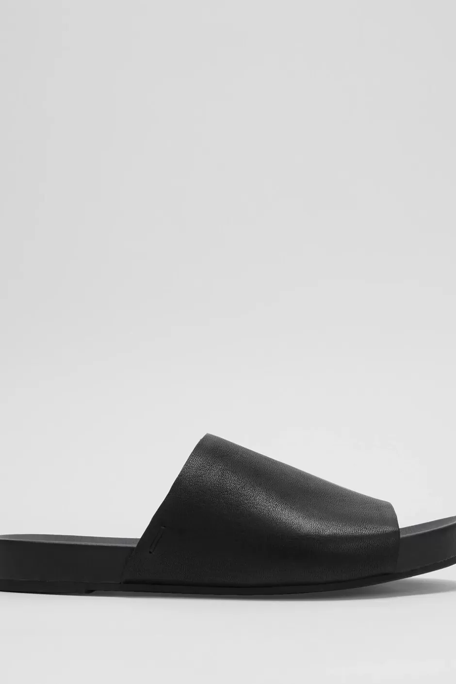 Mask Tumbled Leather Slide Sandal-EILEEN FISHER Outlet