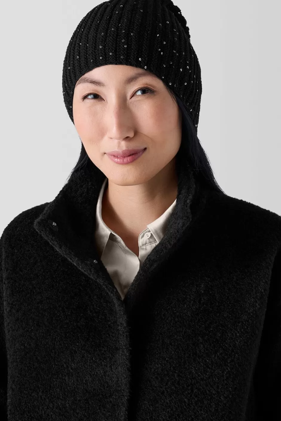 Merino Sequin Sparkle Hat-EILEEN FISHER Best