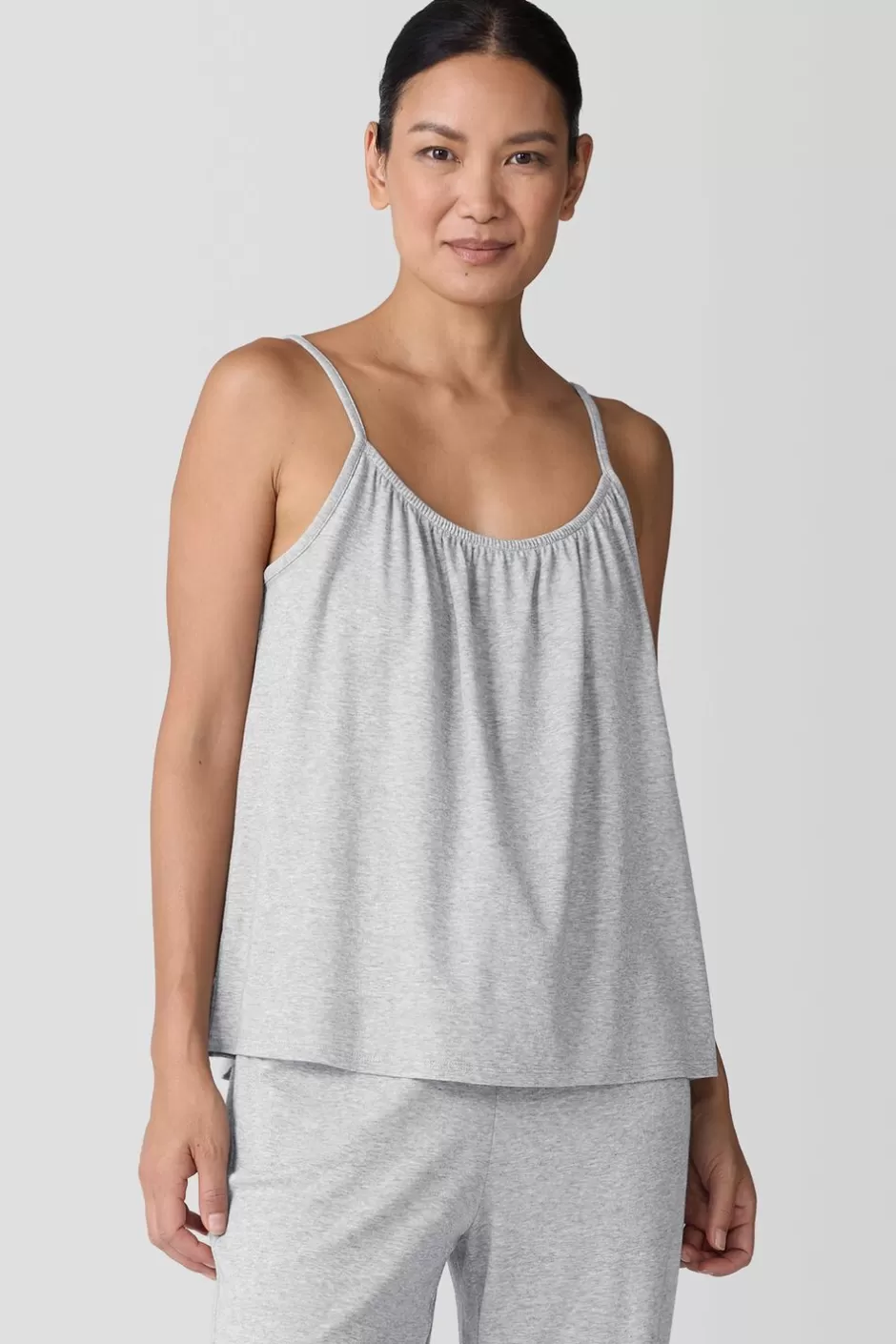 Mélange Organic Cotton Interlock Sleep Cami-EILEEN FISHER Outlet