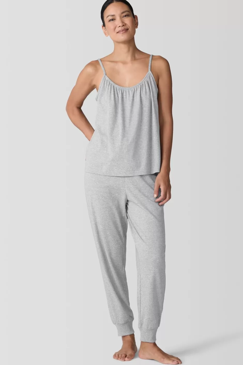 Mélange Organic Cotton Interlock Sleep Cami-EILEEN FISHER Outlet