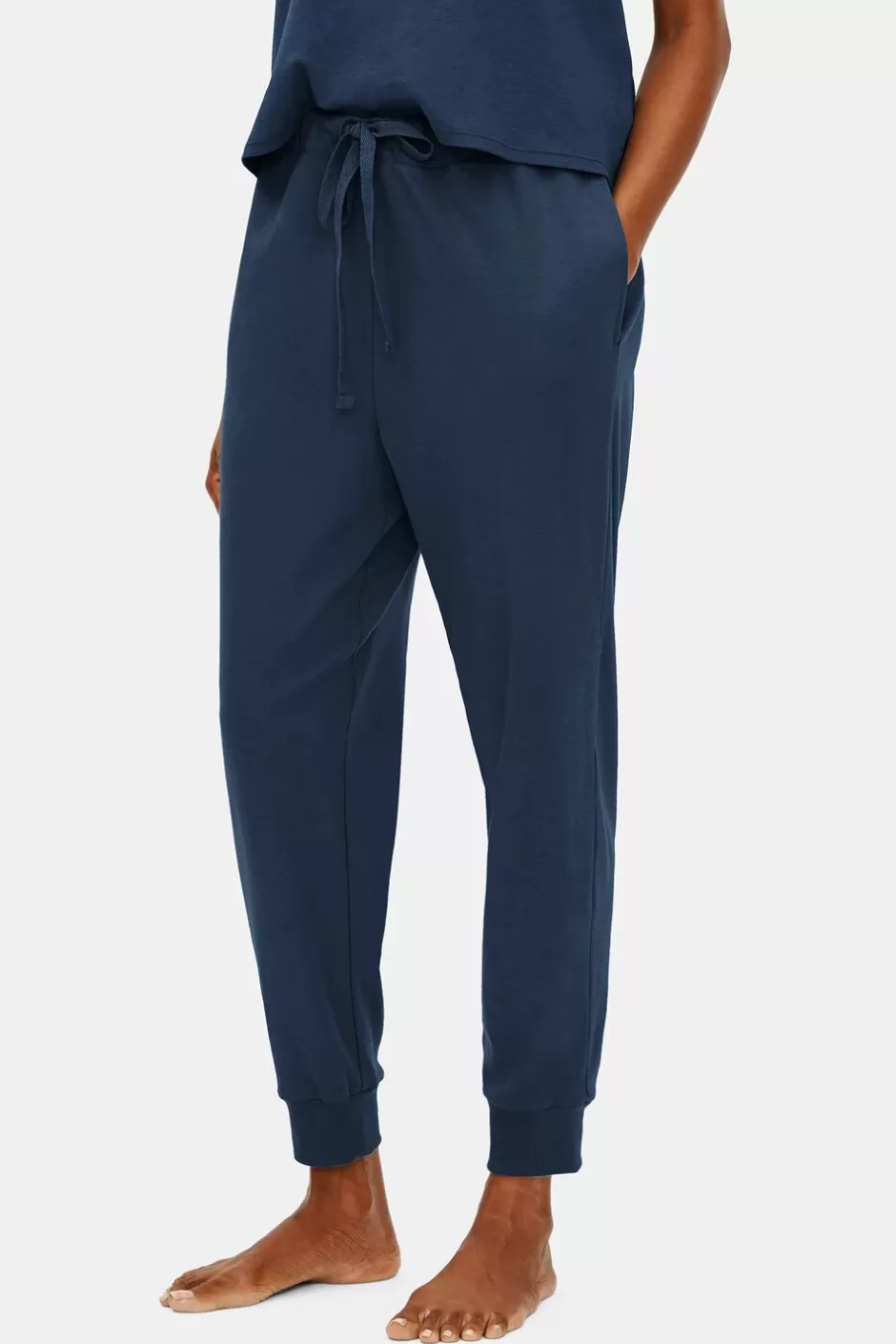 Organic Cotton Interlock Jogger Sleep Pant-EILEEN FISHER New