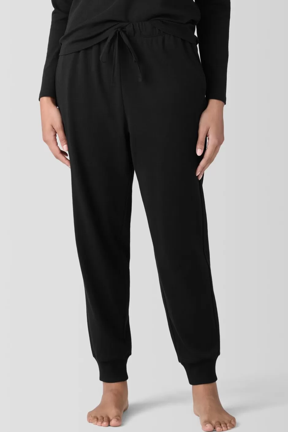 Organic Cotton Interlock Jogger Sleep Pant-EILEEN FISHER Discount