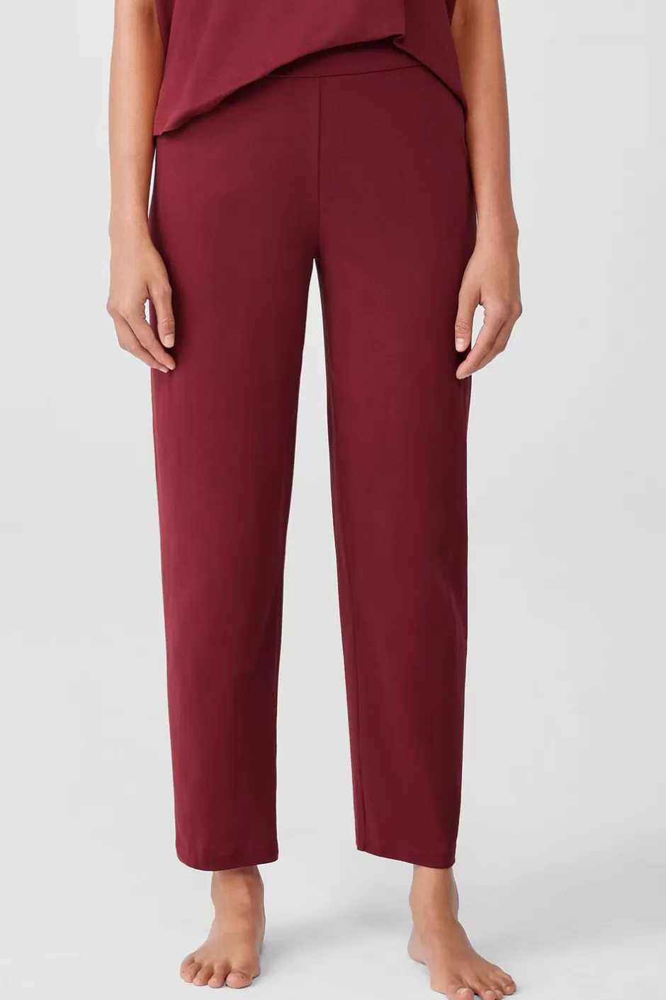 Organic Cotton Interlock Lantern Sleep Pant-EILEEN FISHER Best