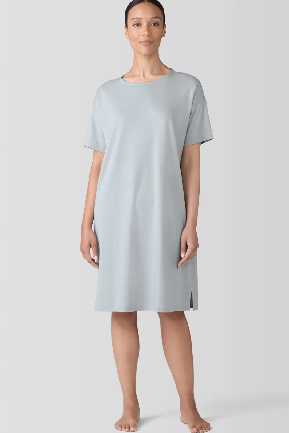 Organic Cotton Interlock Sleep Dress-EILEEN FISHER Discount