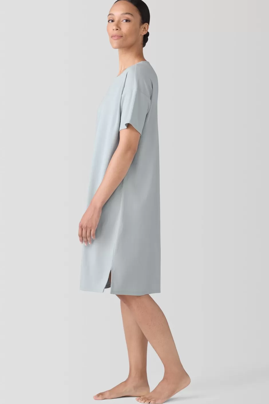 Organic Cotton Interlock Sleep Dress-EILEEN FISHER Discount