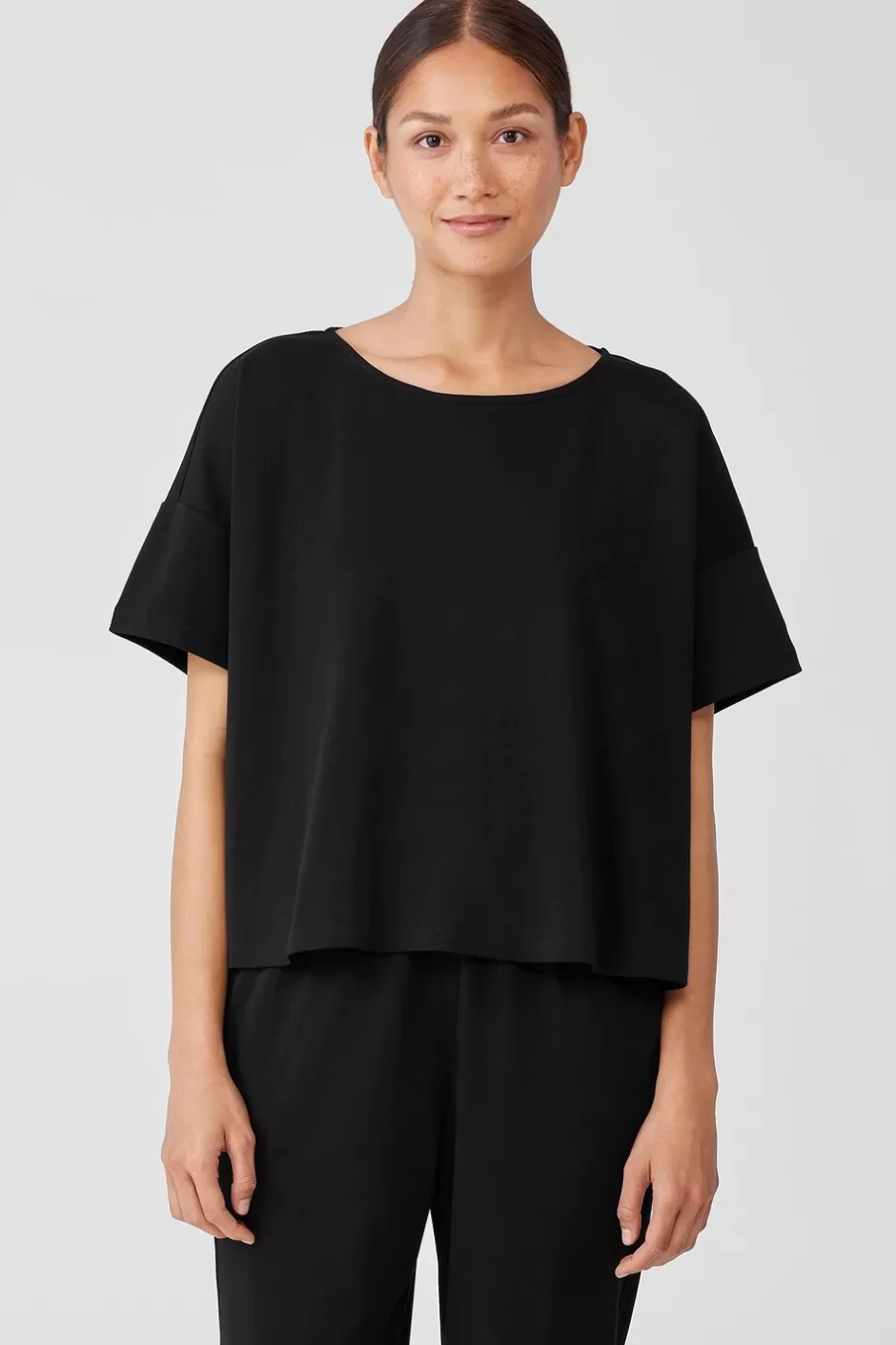 Organic Cotton Interlock Sleep Tee-EILEEN FISHER Hot