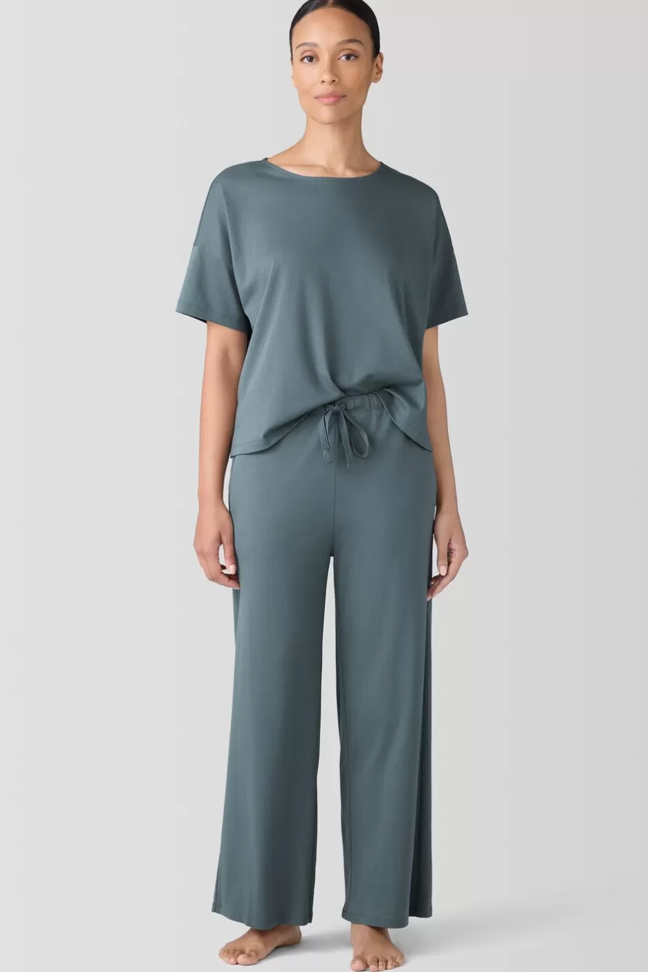 Organic Cotton Interlock Sleep Tee-EILEEN FISHER Hot