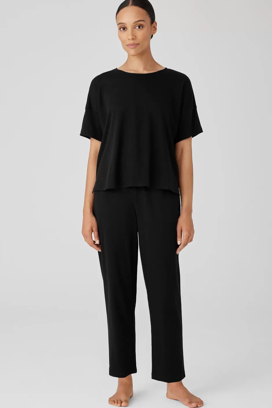 Organic Cotton Interlock Slouchy Sleep Pant-EILEEN FISHER Cheap