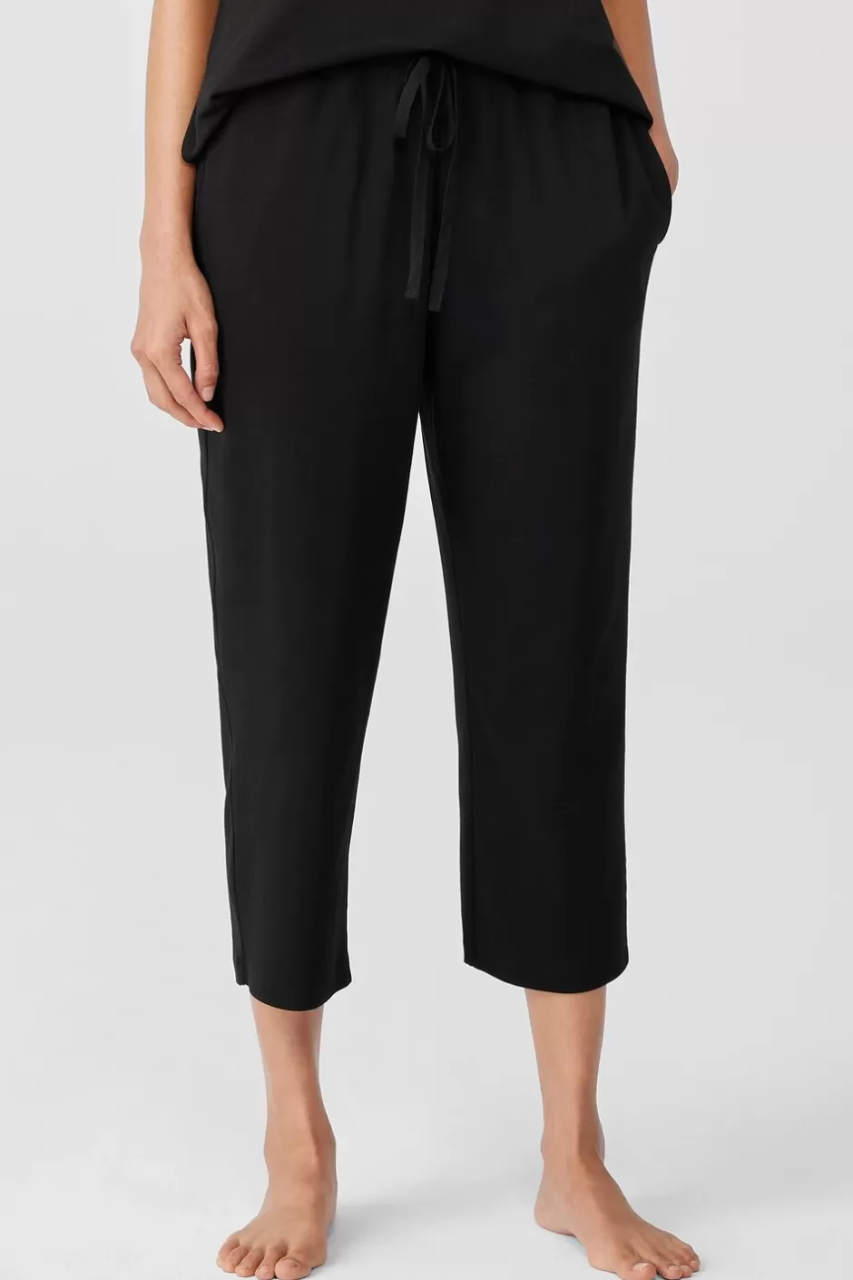 Organic Cotton Interlock Slouchy Sleep Pant-EILEEN FISHER Best