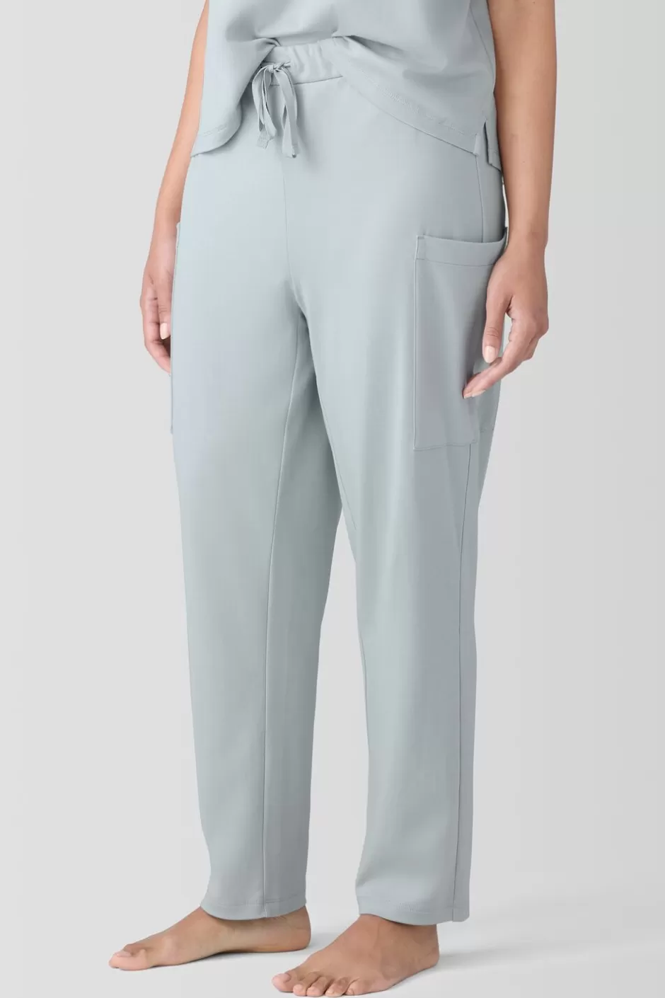 Organic Cotton Interlock Slouchy Sleep Pant-EILEEN FISHER Sale