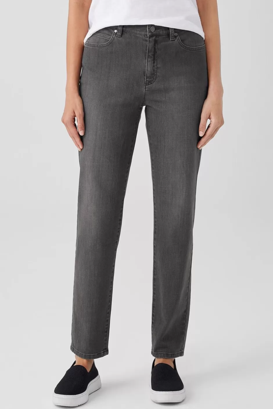 Organic Cotton Stretch Slim Jean-EILEEN FISHER Fashion