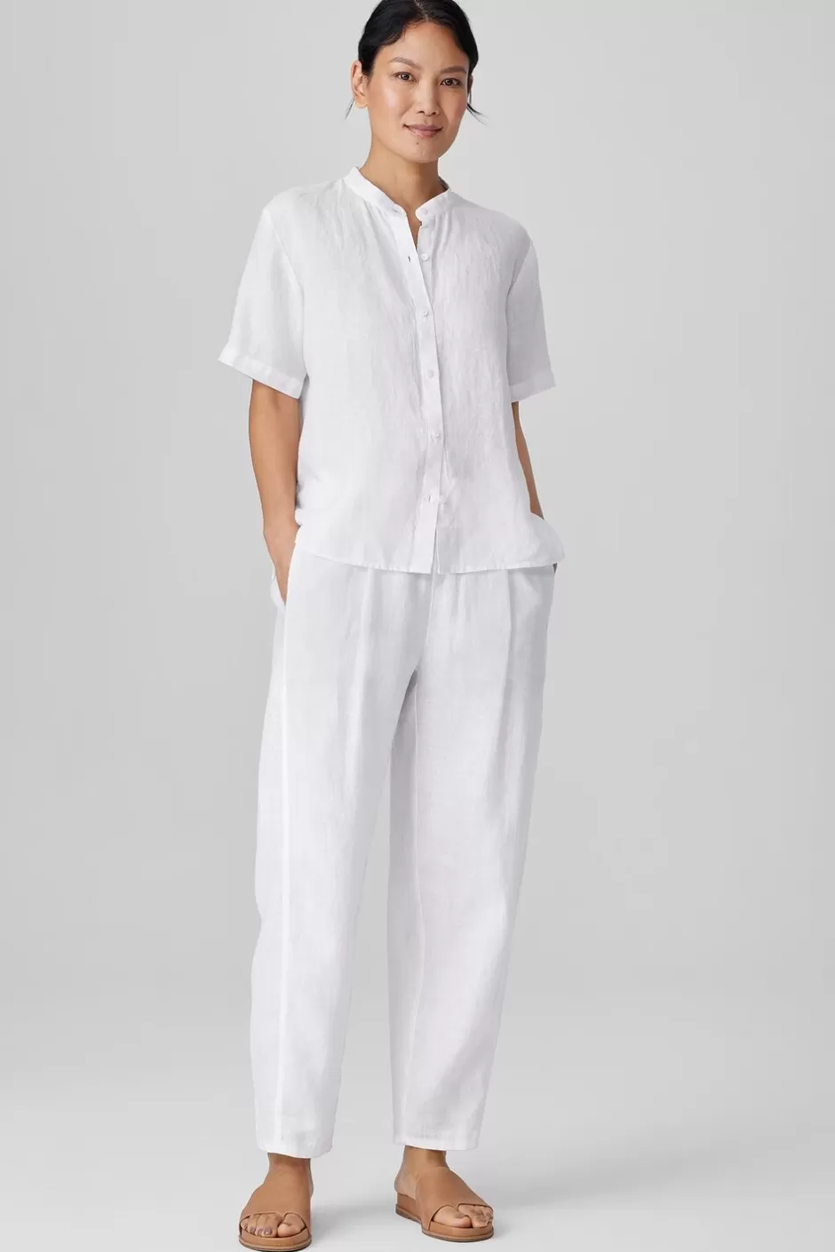 Organic Linen Lantern Pant-EILEEN FISHER Hot