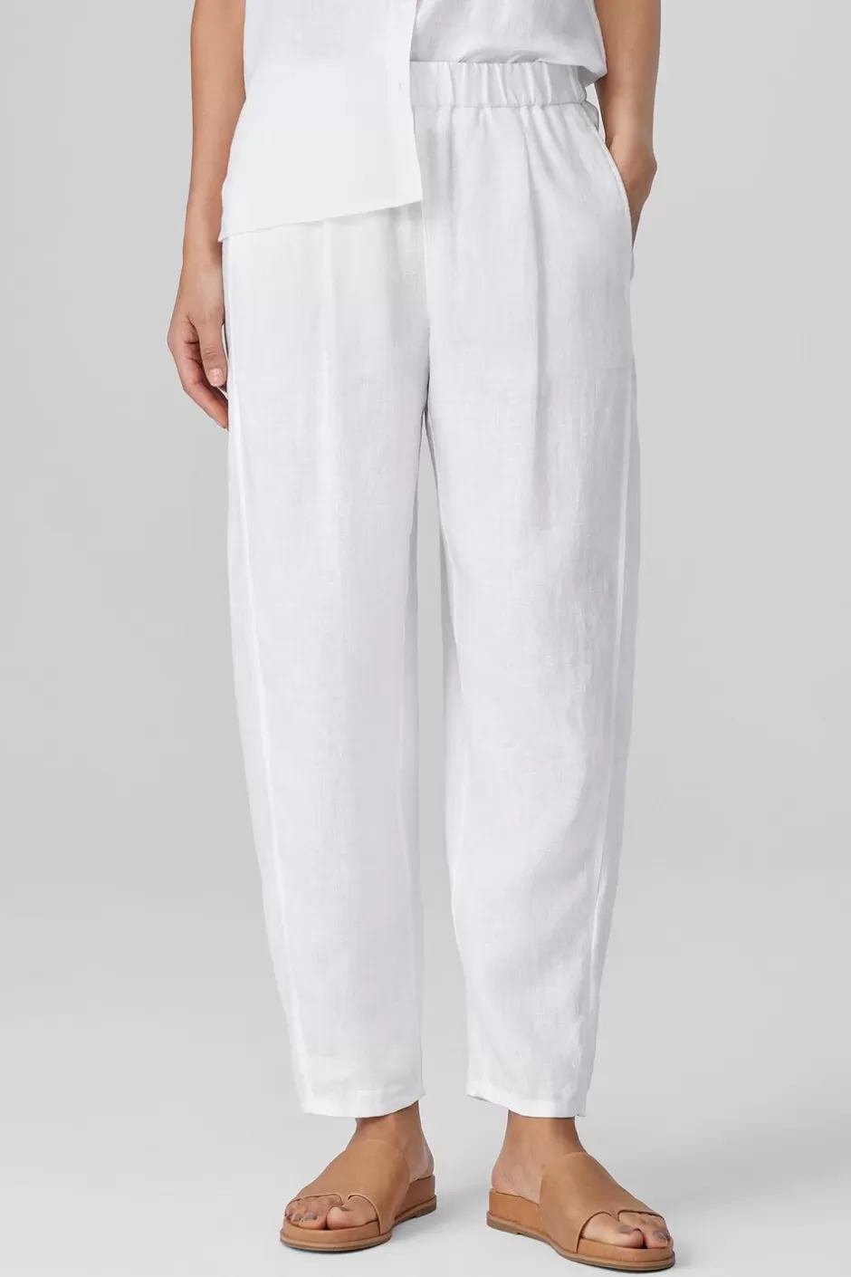 Organic Linen Lantern Pant-EILEEN FISHER Hot