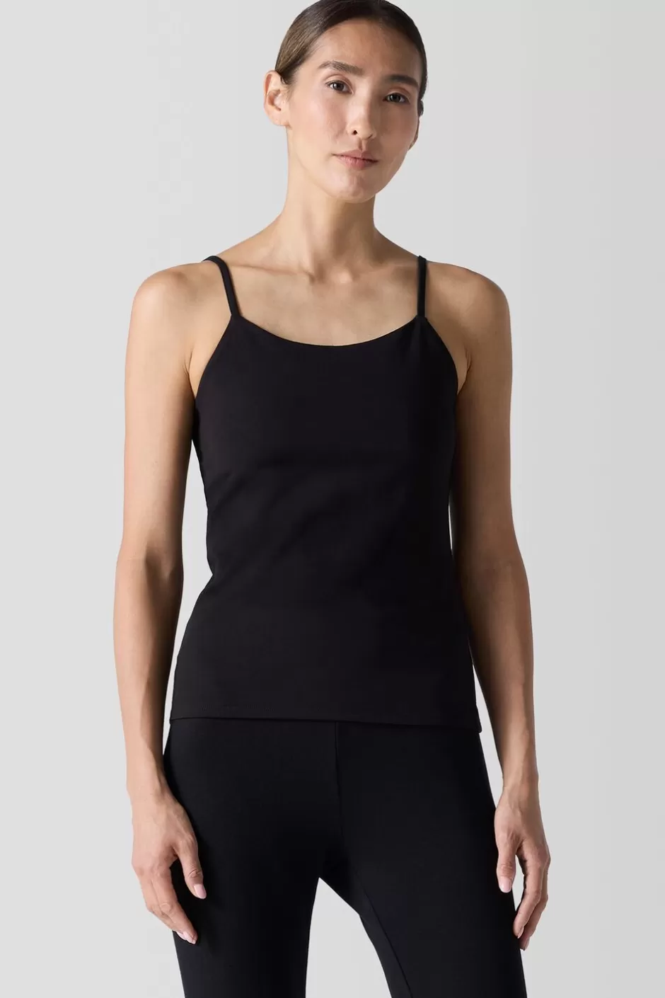 Pima Cotton Stretch Jersey Cami-EILEEN FISHER Discount