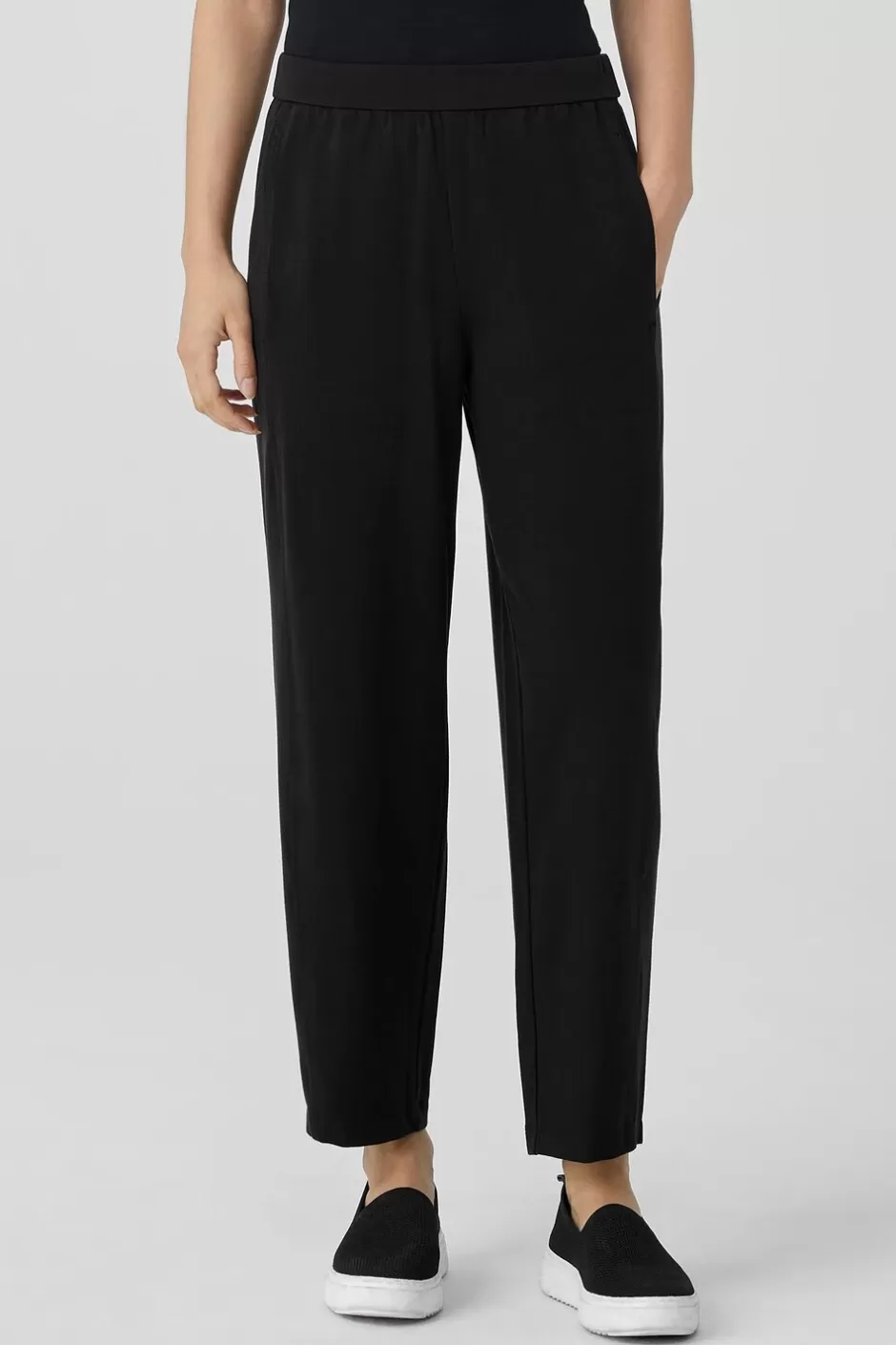 Pima Cotton Stretch Jersey Lantern Pant-EILEEN FISHER Flash Sale