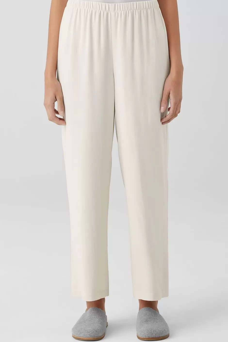 Silk Georgette Crepe Straight Pant-EILEEN FISHER Cheap