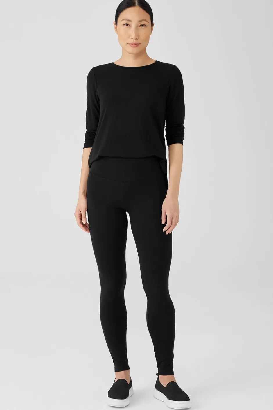 Stretch Jersey Knit Leggings-EILEEN FISHER Online