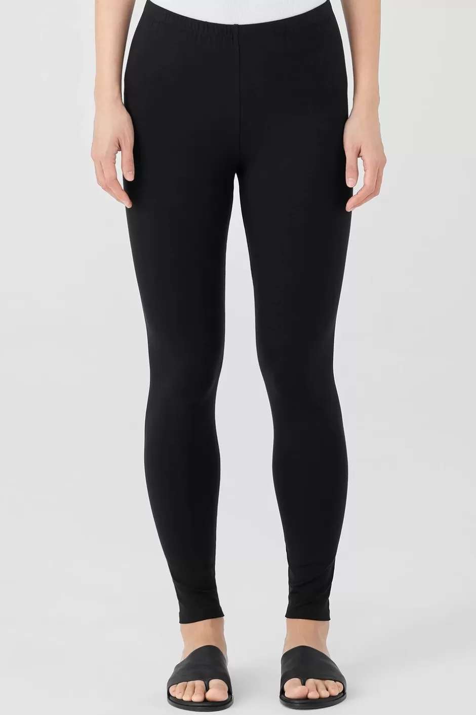 Stretch Jersey Knit Leggings-EILEEN FISHER Fashion