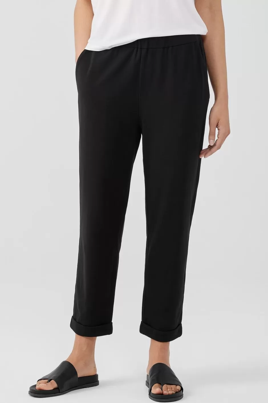 Traceable Cotton Jersey Pant-EILEEN FISHER Sale