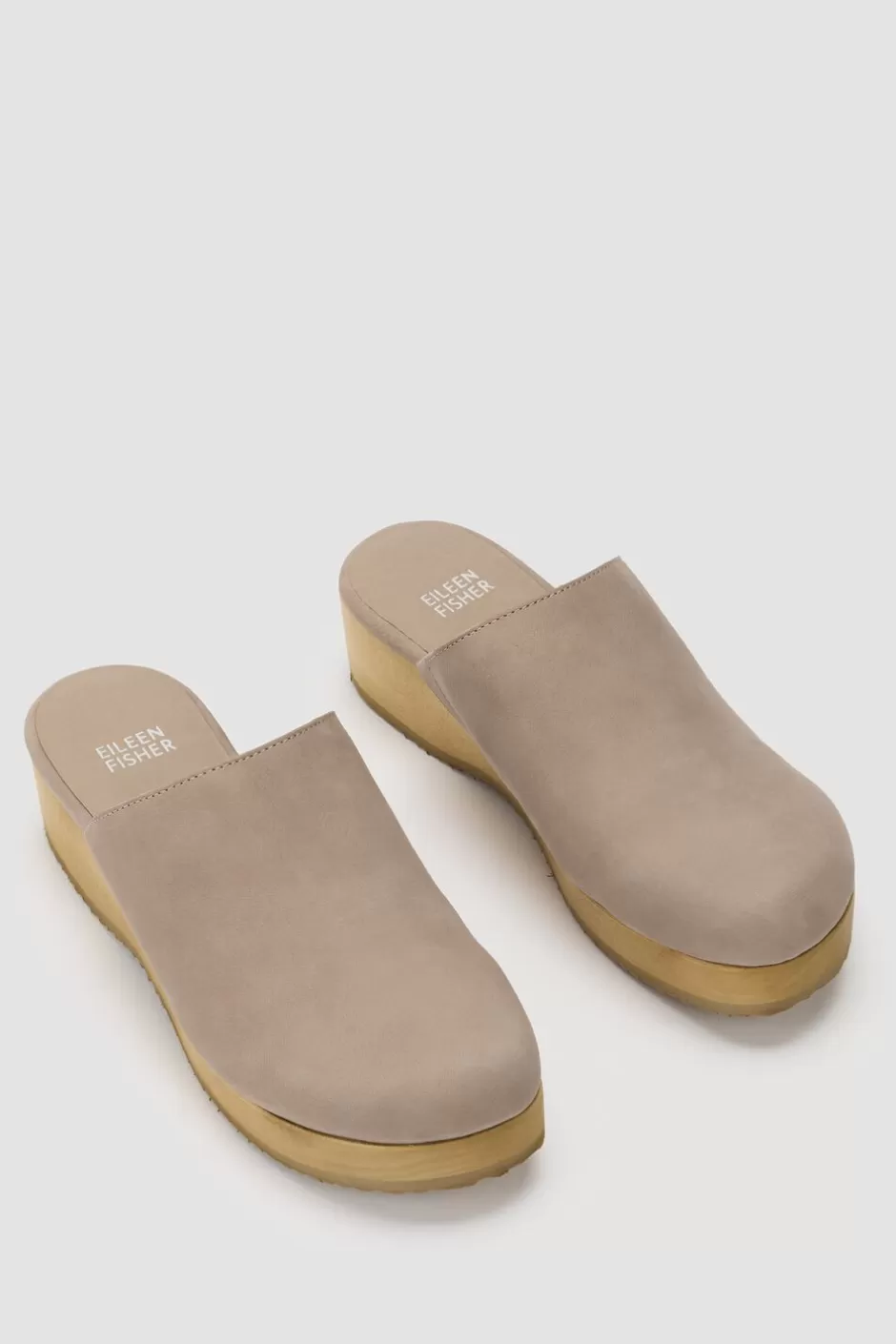 Tumbled Nubuck Clog-EILEEN FISHER Clearance