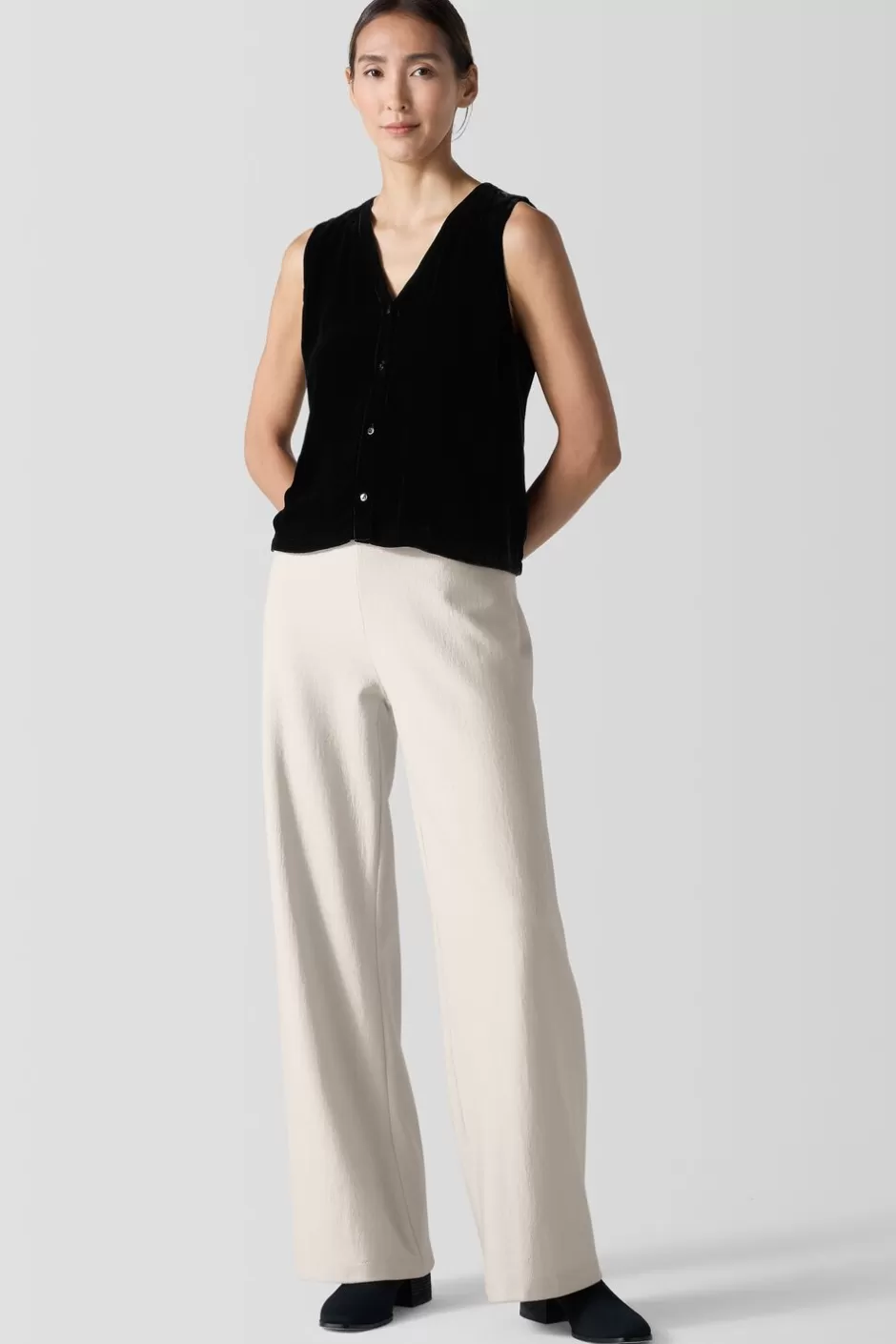 Velvet Vest-EILEEN FISHER Shop