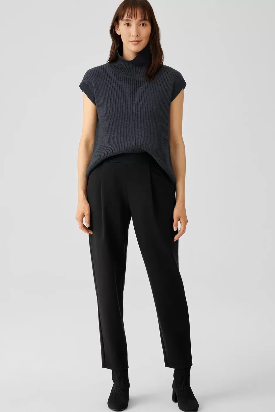 Washable Flex Ponte Carrot Pant-EILEEN FISHER Best Sale