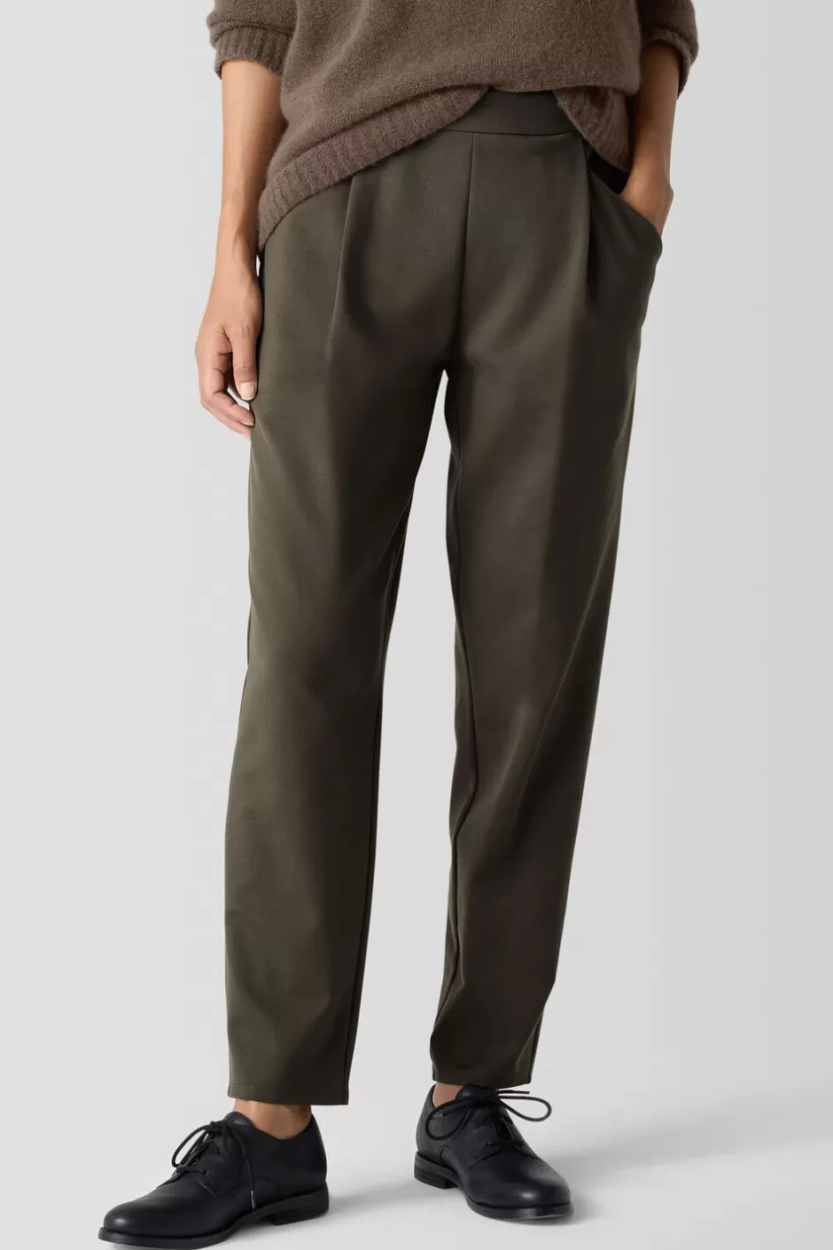 Washable Flex Ponte Carrot Pant-EILEEN FISHER Sale