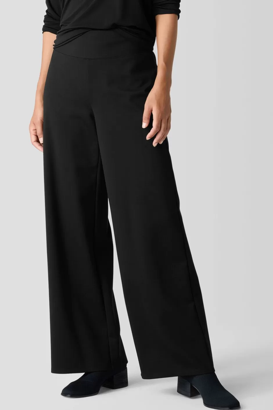 Washable Flex Ponte High-Waisted Pant-EILEEN FISHER Outlet