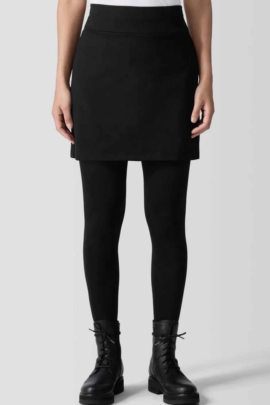 Washable Flex Ponte Mini Skirt-EILEEN FISHER Hot