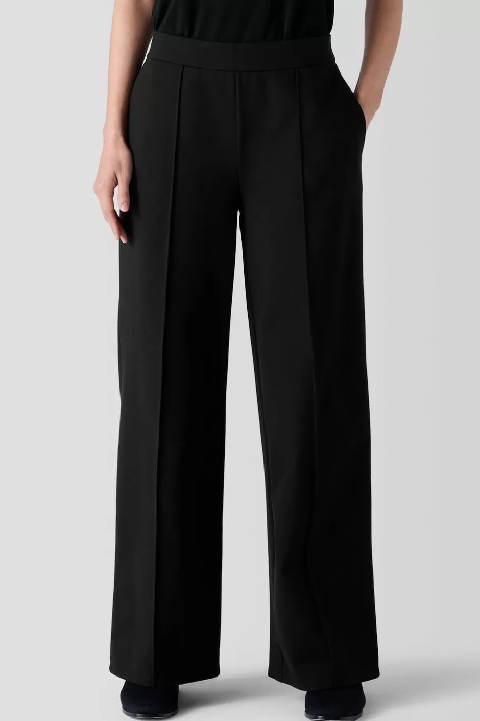 Washable Flex Ponte PintuckWide Pant-EILEEN FISHER Cheap