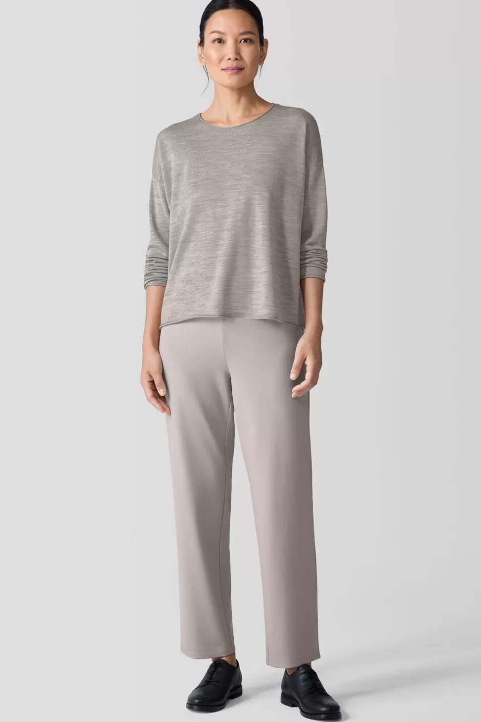 Washable Flex Ponte Straight Pant-EILEEN FISHER Store