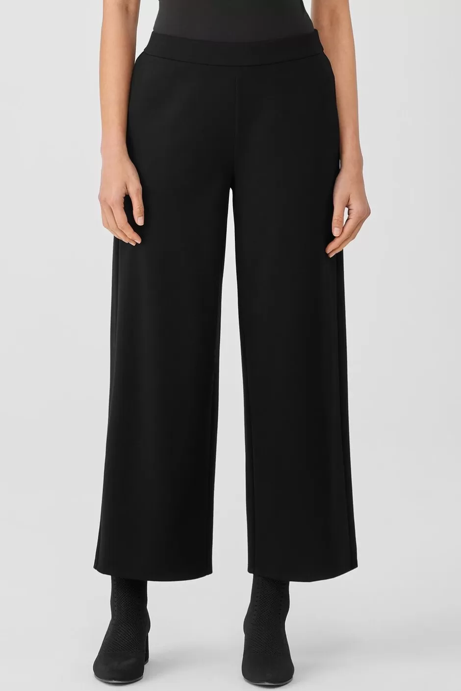 Washable Flex Ponte Wide-Leg Pant-EILEEN FISHER Hot