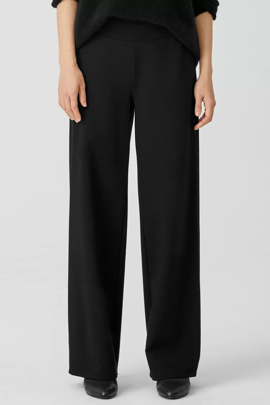 Washable Flex Ponte Wide-Leg Pant-EILEEN FISHER Hot