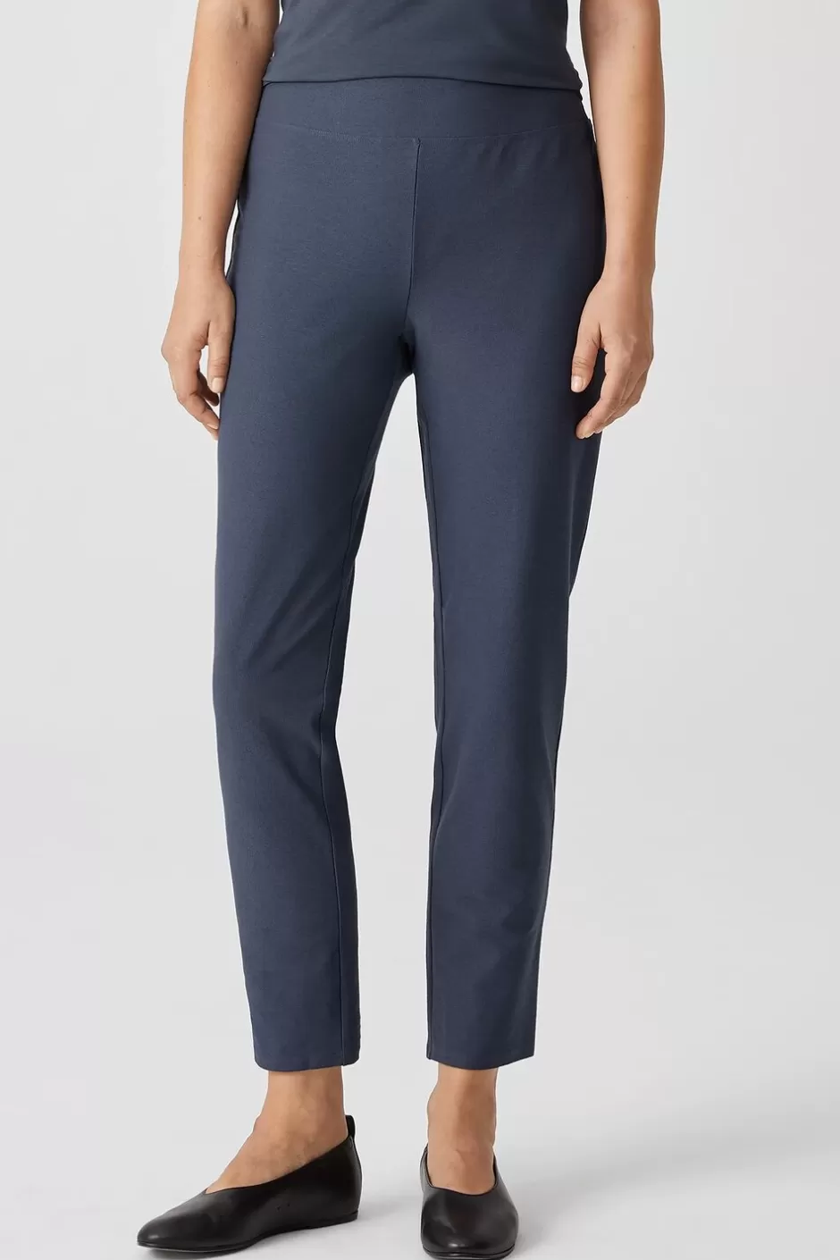 Washable Stretch Crepe High Waisted Pant-EILEEN FISHER Hot