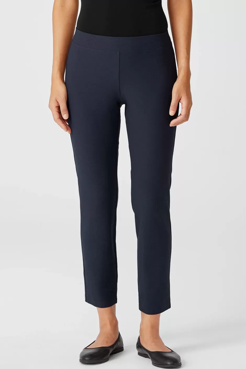 Washable Stretch Crepe Pant-EILEEN FISHER Discount